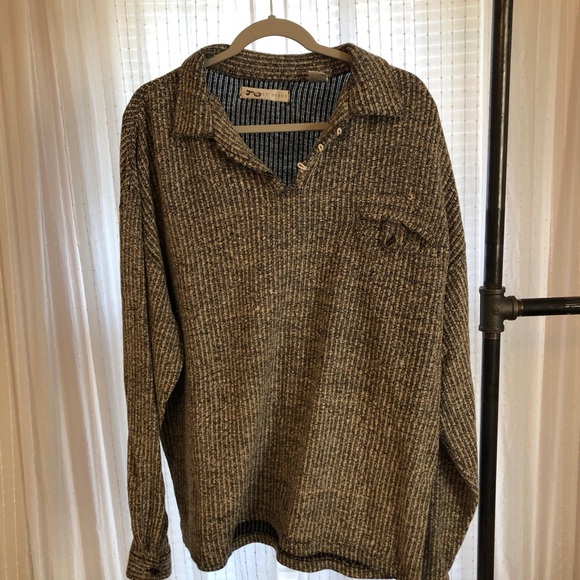Quarter button Geoffrey Beene sweater - Picture 1 of 3